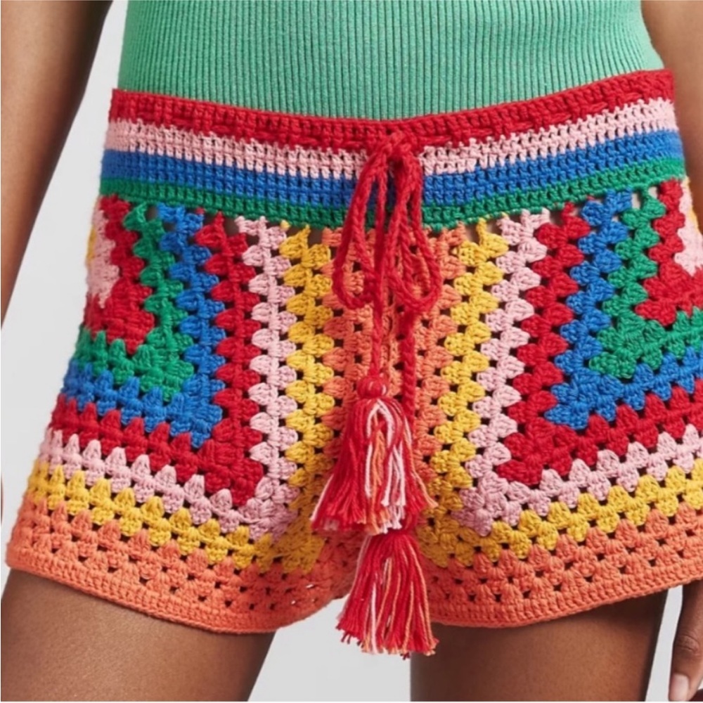 Farm Rio Crochet Shorts